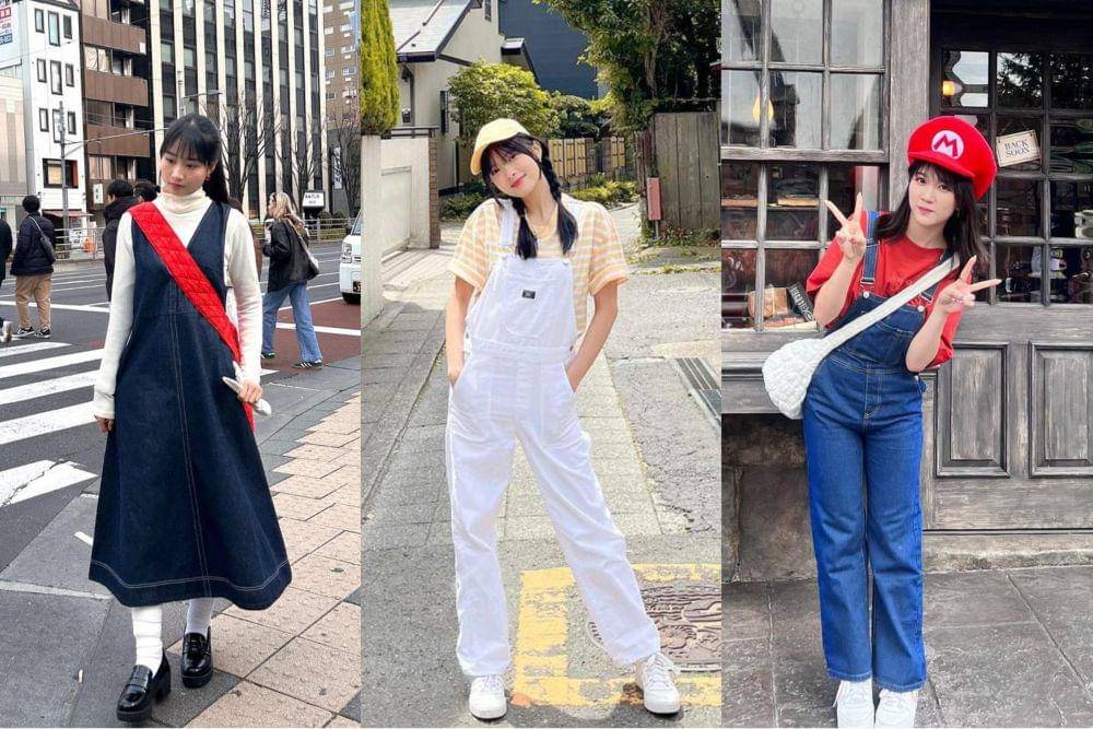 ide padu padan overall denim ala member JKT48 (instagram.com/jkt48.muthe_ | instagram.com/jkt48.fiony | instagram.com/jkt48.marsha)