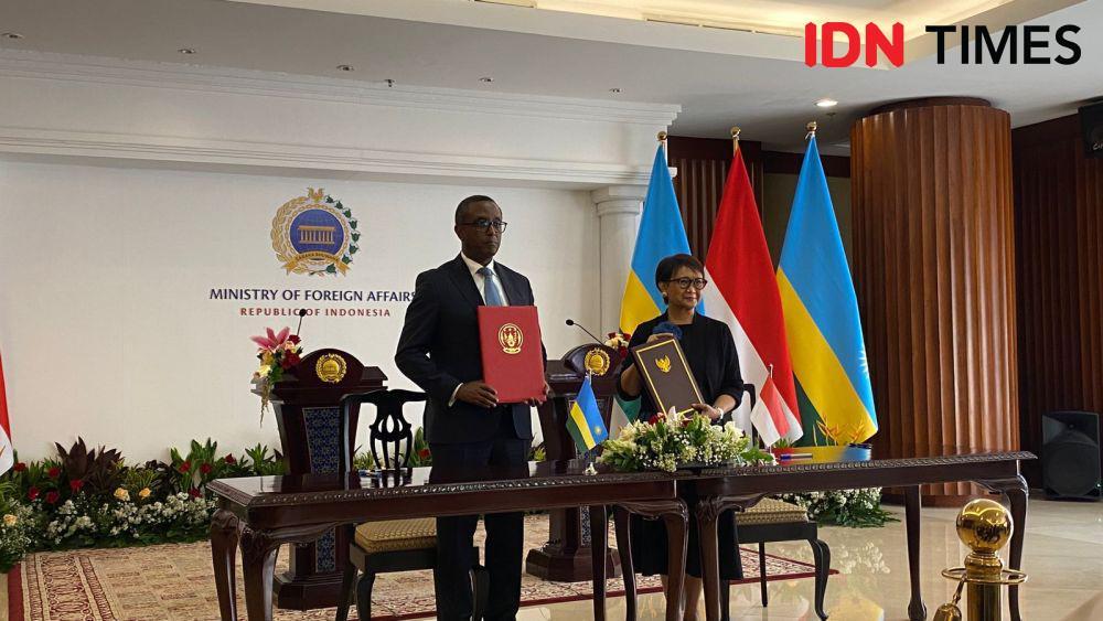 Menlu Retno dan Menlu Rwanda Teken 3 MoU, Apa Saja?