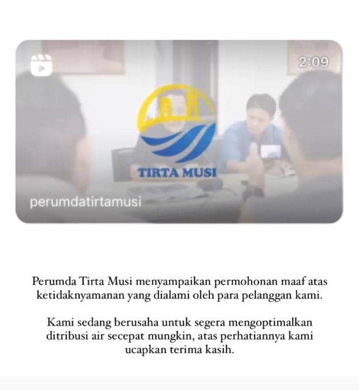 Pipa PDAM Tirta Musi Palembang Bocor, Berikut Lokasinya