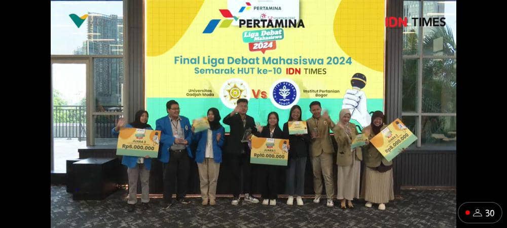 IPB Juara di Liga Debat Mahasiswa IDN Times 2024