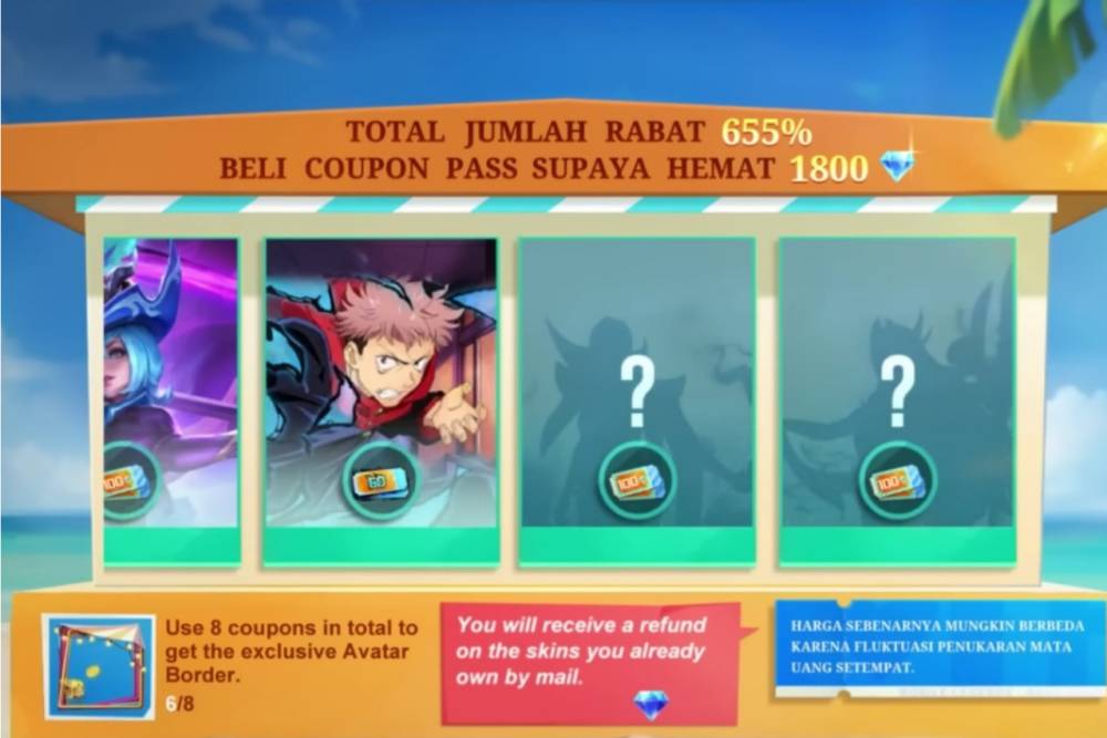 Coupon Pass di Mobile Legends (dok. Moonton/Mobile Legends: Bang Bang)
