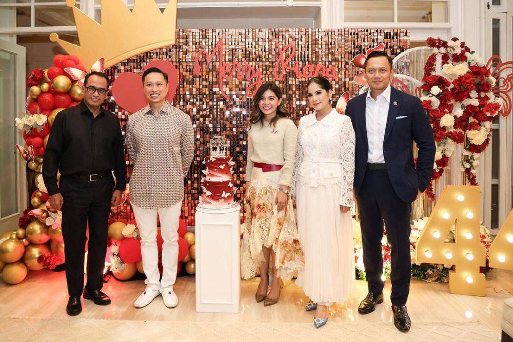 potret Agus dan Annisa Yudhoyono di pesta ulang tahun Merry Riana (instagram.com/agusyudhoyono)