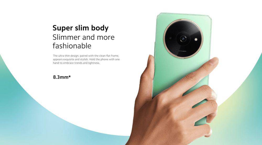 potret desain bodi Redmi A3x (mi.com)