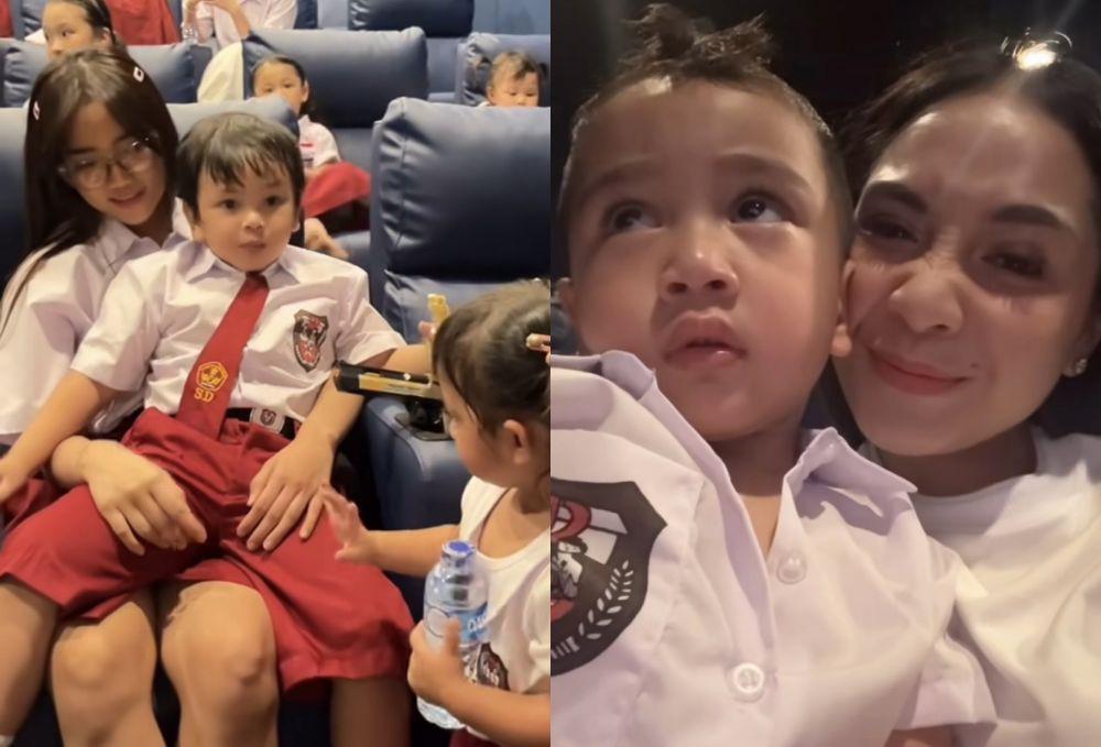7 Potret Anak Artis Nobar Dilan 1983: Wo Ai Ni, Cipung hingga Gala Sky