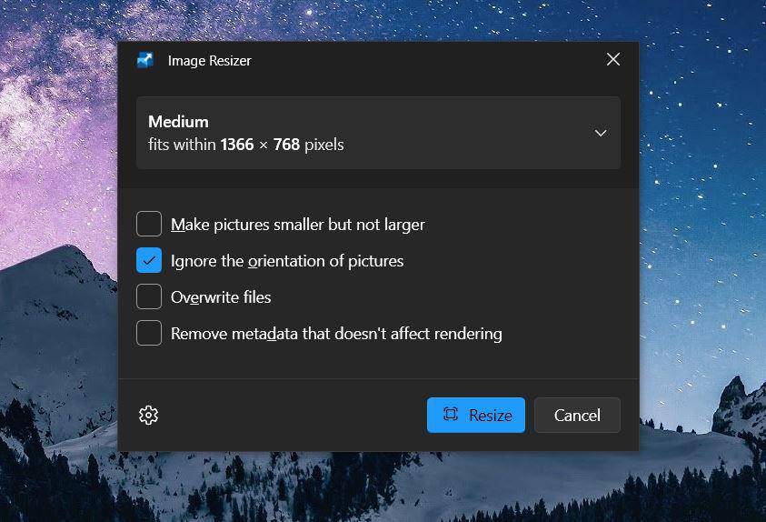 tampilan layar Image Resizer (dok.pribadi/Joshua Kuswardi)