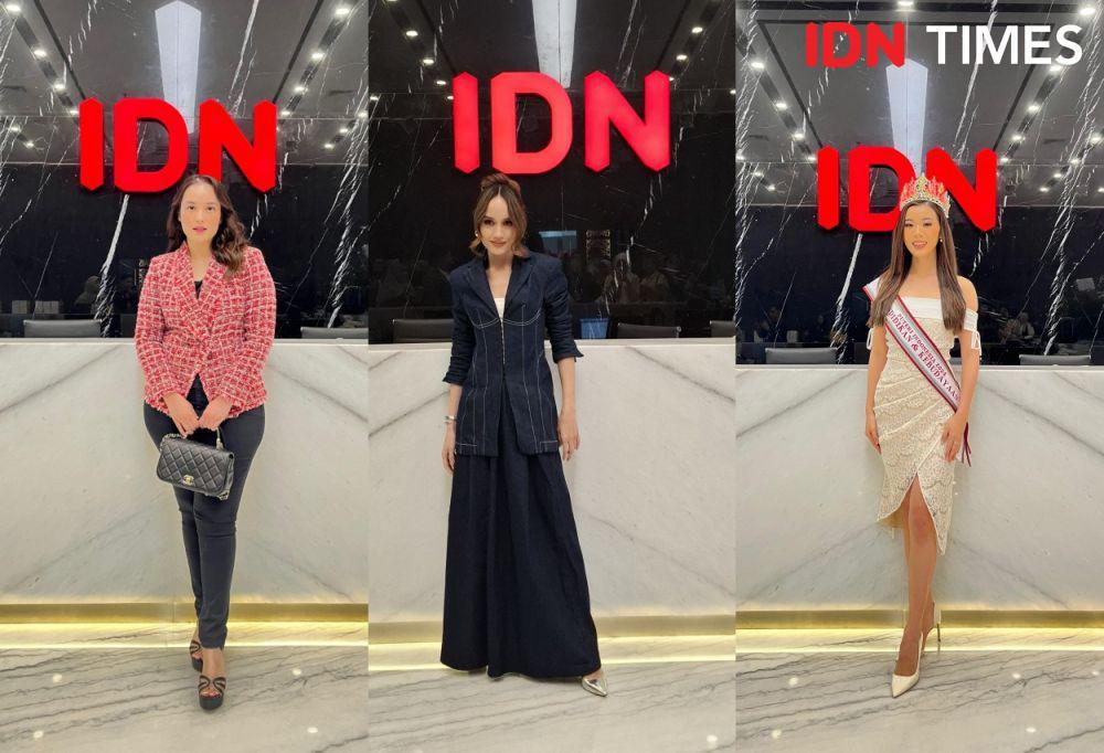 8 Gaya Artis dan Publik Figur di Ultah IDN Times, Ada Cinta Laura