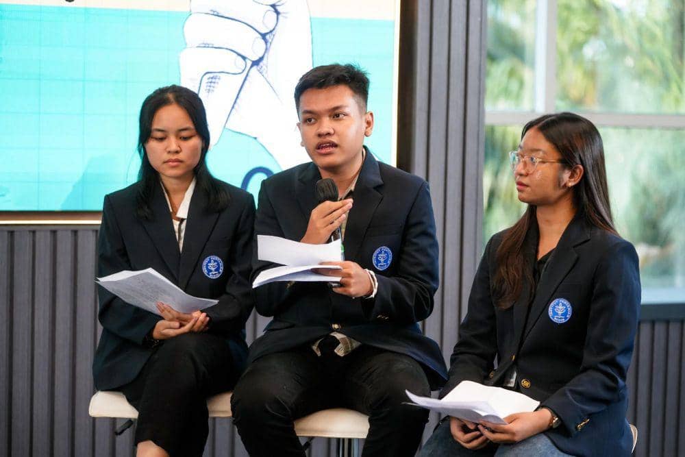 Tim Institut Pertanian Bandung yang bertanding dalam Liga Debat Mahasiswa 2024. (dok. IDN Times)