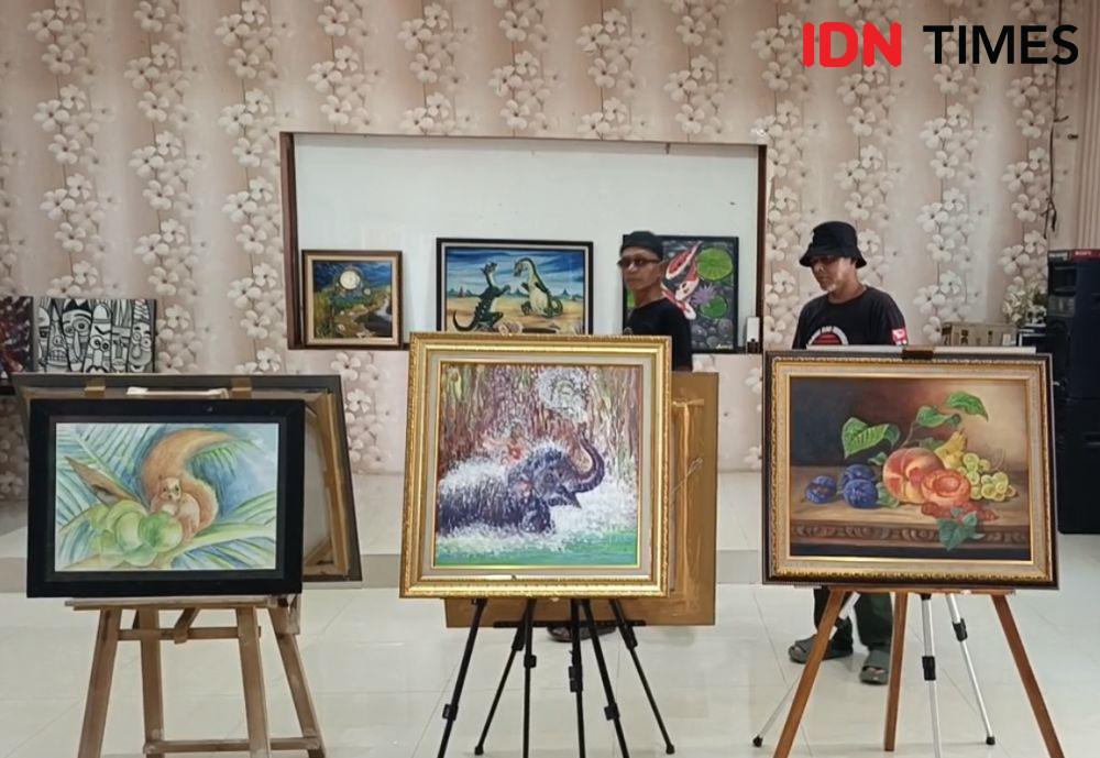 Pameran Lampung Bahagia 2024, Puluhan Perupa Pamerkan 74 Karya