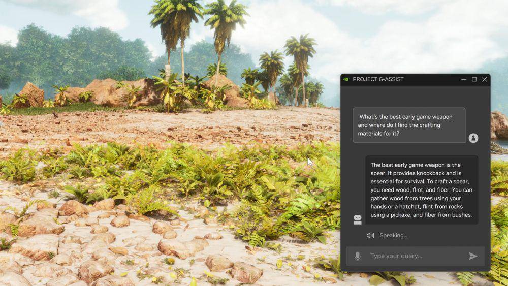 Demo permainan ARK: Survival Ascended dengan bantuan Project G-Assist (nvidia.com)