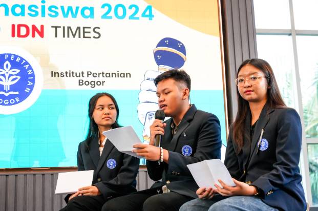 Tim Institut Pertanian Bandung yang bertanding dalam Liga Debat Mahasiswa 2024. (dok. IDN Times)