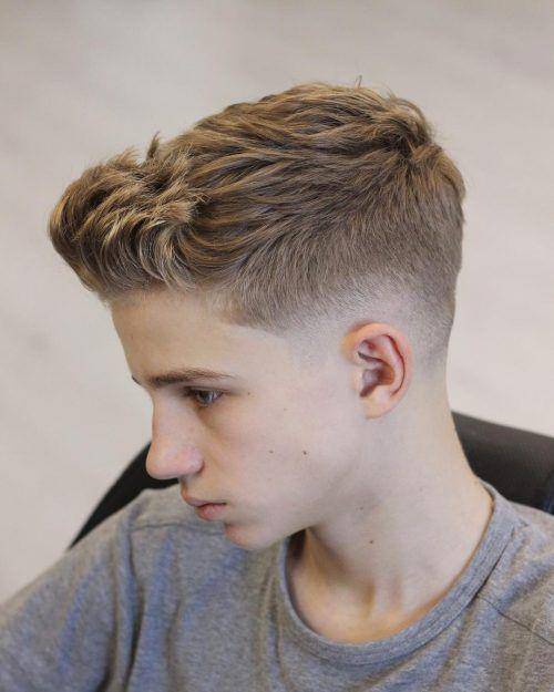 Short quiff anak laki-laki (pinterest.com)
