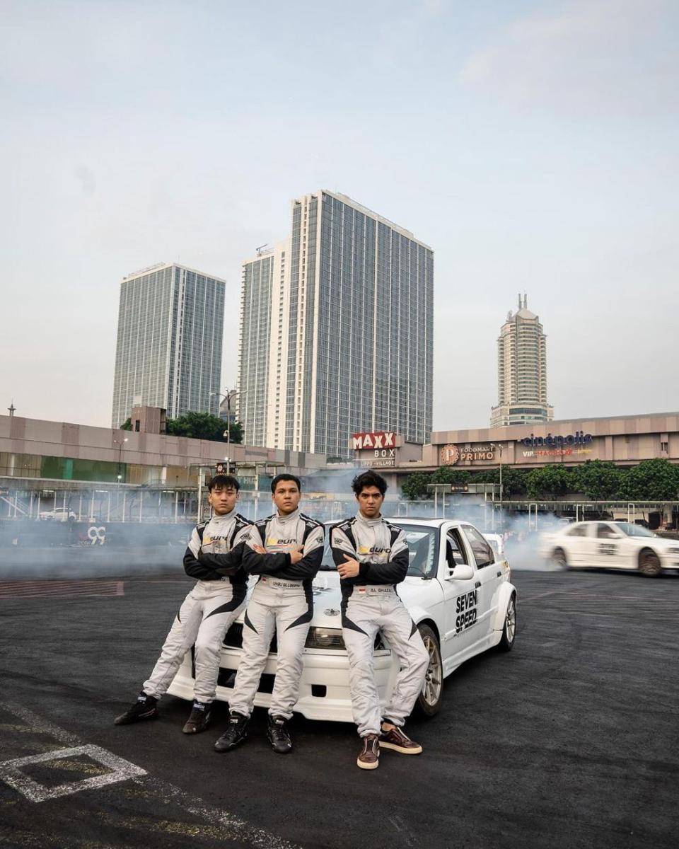potret Al Ghazali saar nge-drift (instagram.com/alghazali7)