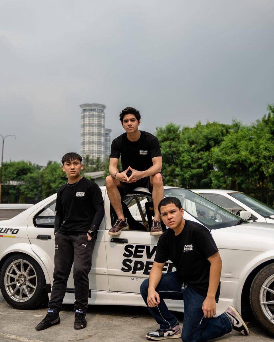 potret Al Ghazali saar nge-drift (instagram.com/alghazali7)