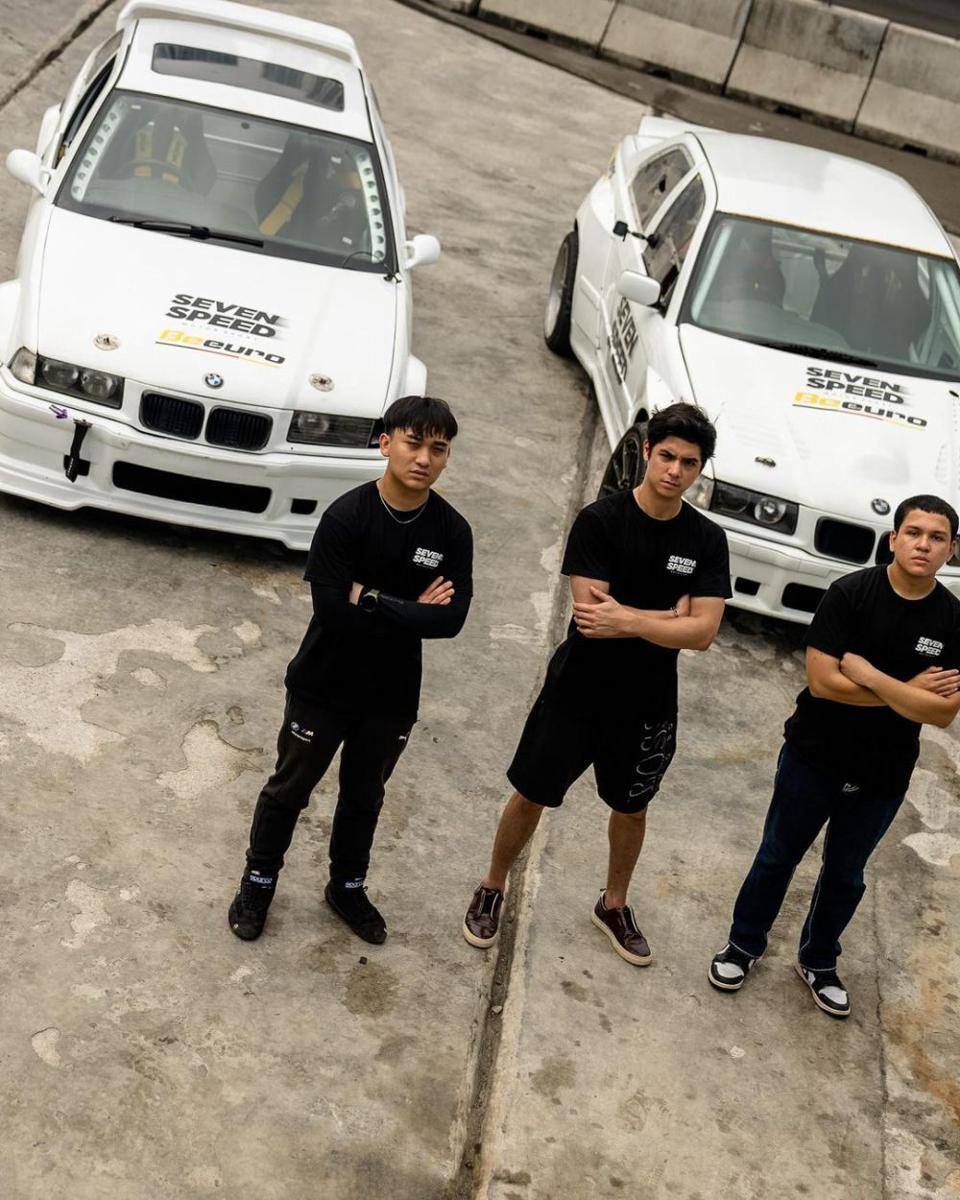 potret Al Ghazali saar nge-drift (instagram.com/alghazali7)
