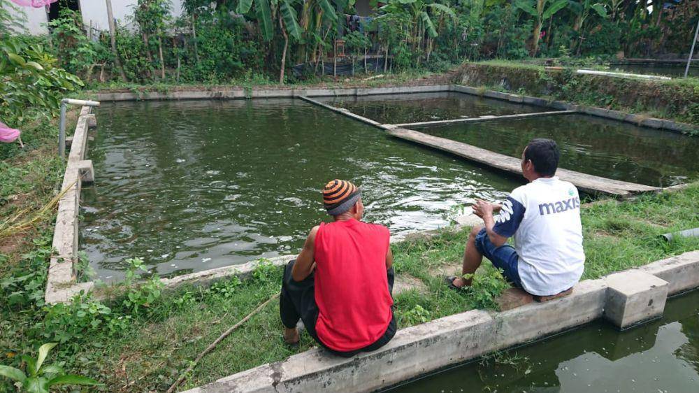 Kolam ikan lokasi tenggelamnya korban. IDN Times/ Bramanta Pamungkas