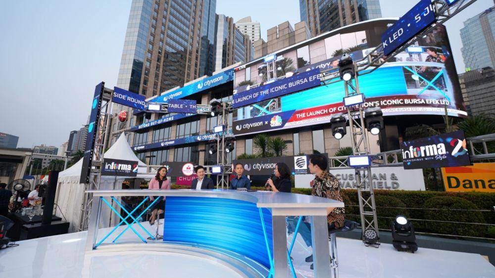 Peluncuran The ICONIC Bursa Efek LED. (dok. City Vision)