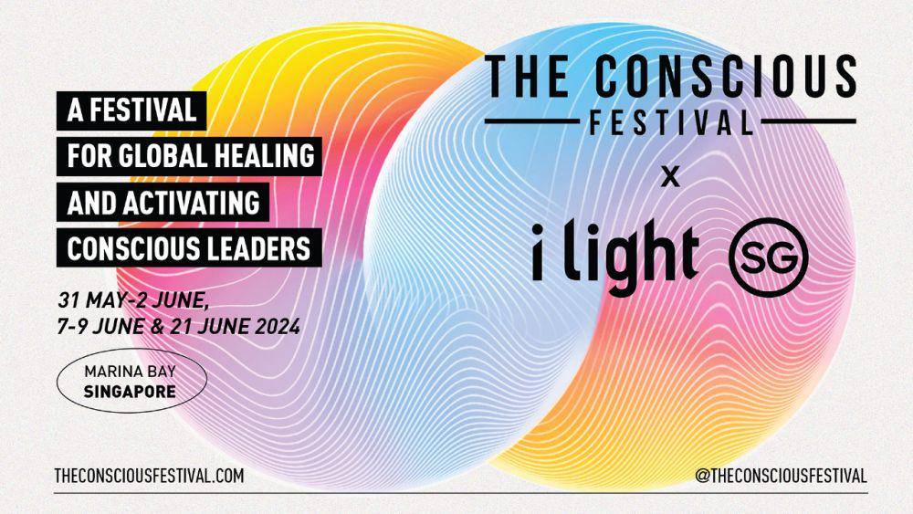 flyer The Conscious Festival x i Light Singapore 2024 (www.ilightsingapore.gov.sg)