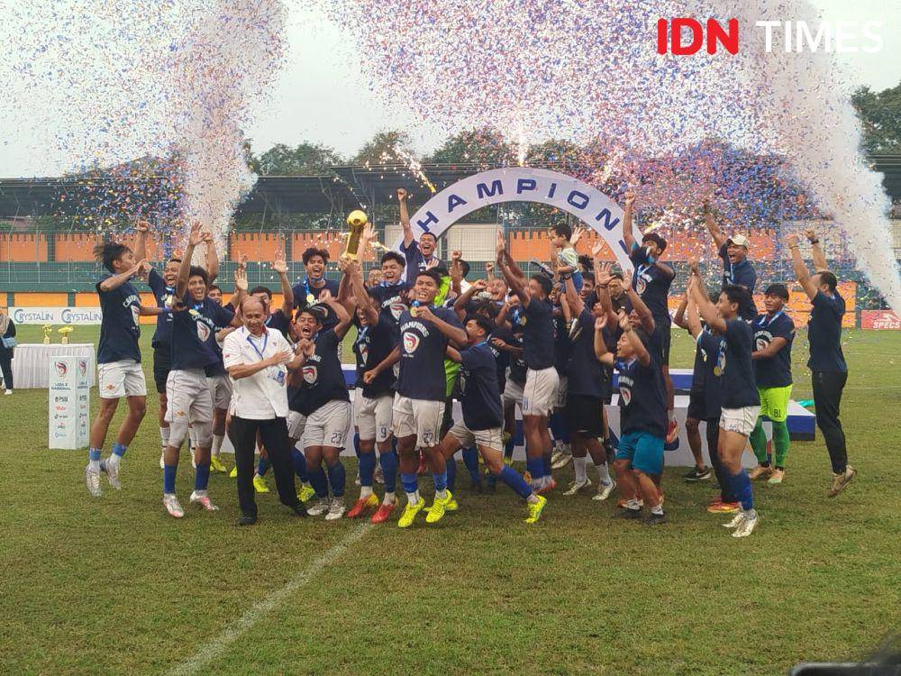 Adhyaksa Farmel juara Liga 3 2023/24. (IDN Times/Sandy Firdaus)