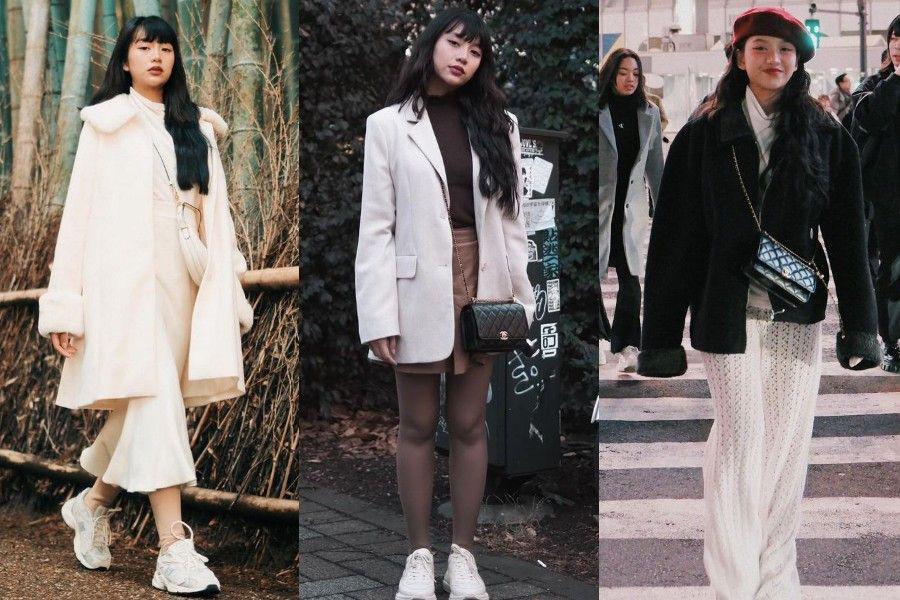 7 Gaya Liburan Pakai Outer ala Ghea Indrawari, Kental Korean Vibes