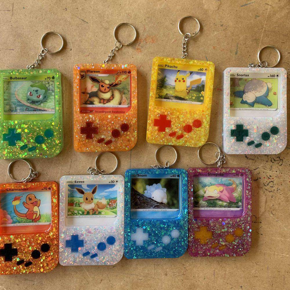 potret gantungan kunci buatan tangan tema Pokémon (reddit.com/user/Fricknbatss)