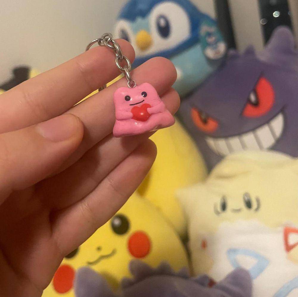potret gantungan kunci buatan tangan tema Pokémon (reddit.com/user/Cappiru)