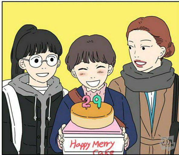 webtoon The Year We Turned 29 (dok. webtoon/Us Being 29)