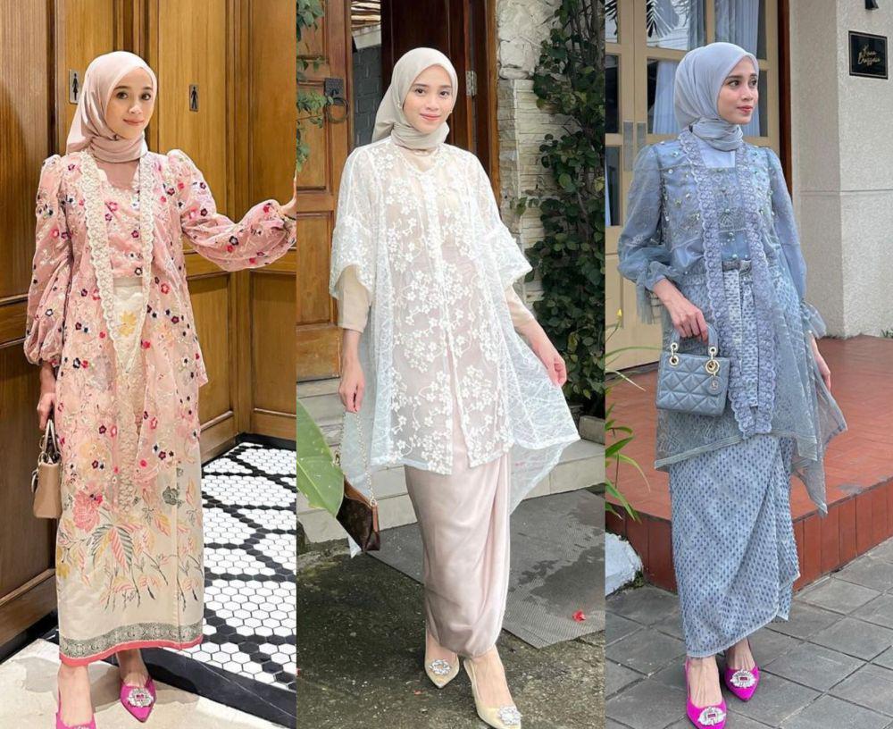 8 Ide Kebaya Modern Glamor ala Vina Maulina, Berkelas Abis