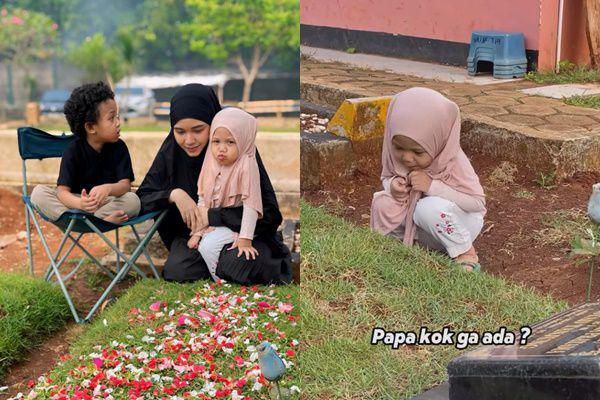 Potret Haru Fati Indraloka Ziarah Peringati Ulang Tahun Babe Cabita