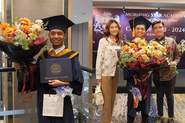 7 Potret Wisuda Betrand Peto, Dihadiri Sarwendah dan Ruben Onsu