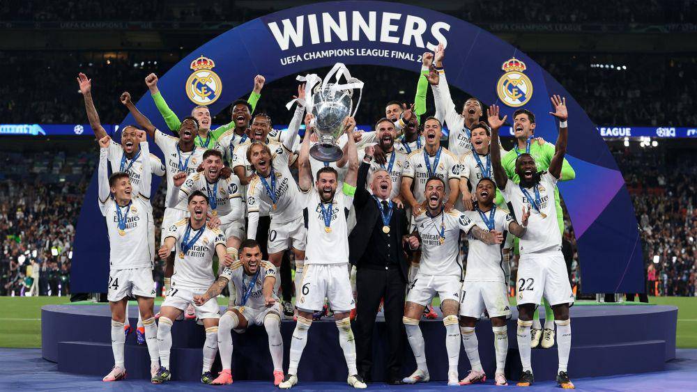 Real Madrid menjadi juara Liga Champions 2023/2024 (x.com/realmadrid/)
