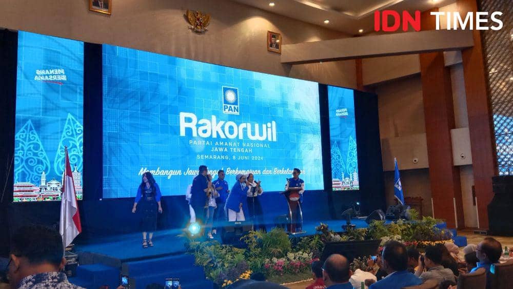 Rakorwil PAN Jateng. (IDN Times/Fariz Fardianto)