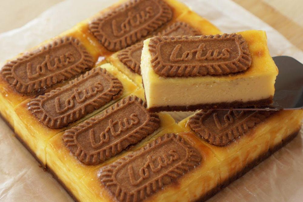 Resep Lotus Cheesecake yang Simpel, Melted, dan Keju Banget!