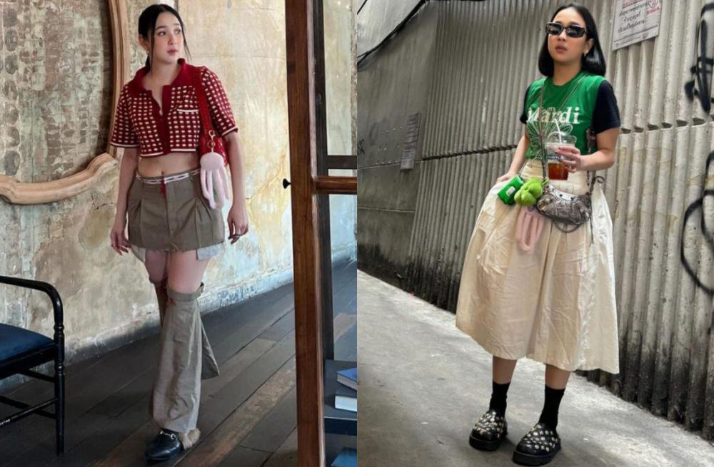 9 Inspirasi OOTD Hangout Y2K ala Agatha Pricilla, Youthful!