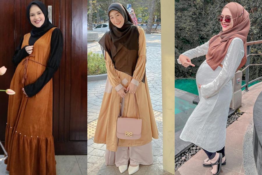 8 Ide Outfit Bumil Hijab Simpel, Gayanya Chic dan Nyaman!