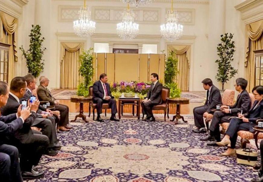Airlangga Temui 3 Pimpinan Singapura Bahas Kerja Sama Ekonomi