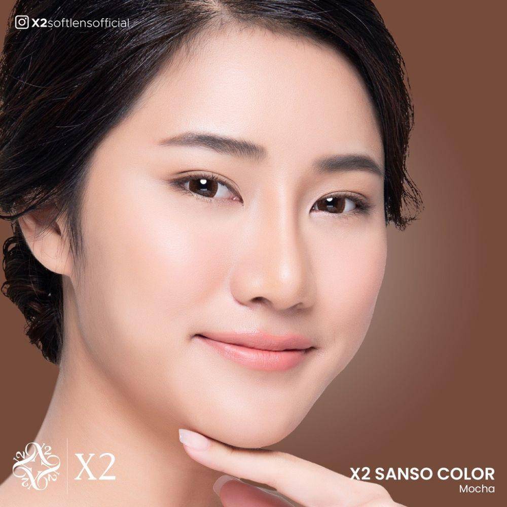 rekomendasi softlens cokelat (shopee.co.id/X2 Official Shop)