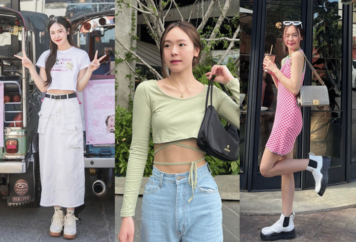 outfit y2k ala June Wanwimol (instagram.com/junewanwimol19)