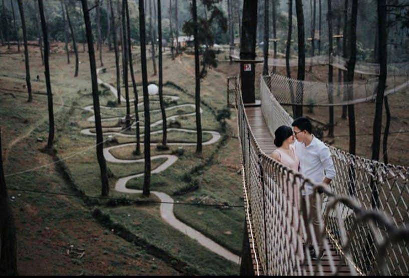 ilustrasi liburan romantis di Orchid Forest Cikole (instagram.com/orchidforestcikole)