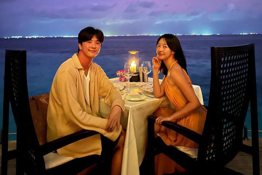 9 Momen Honeymoon Thunder dan Mimi di Maldives, Romantis Banget!
