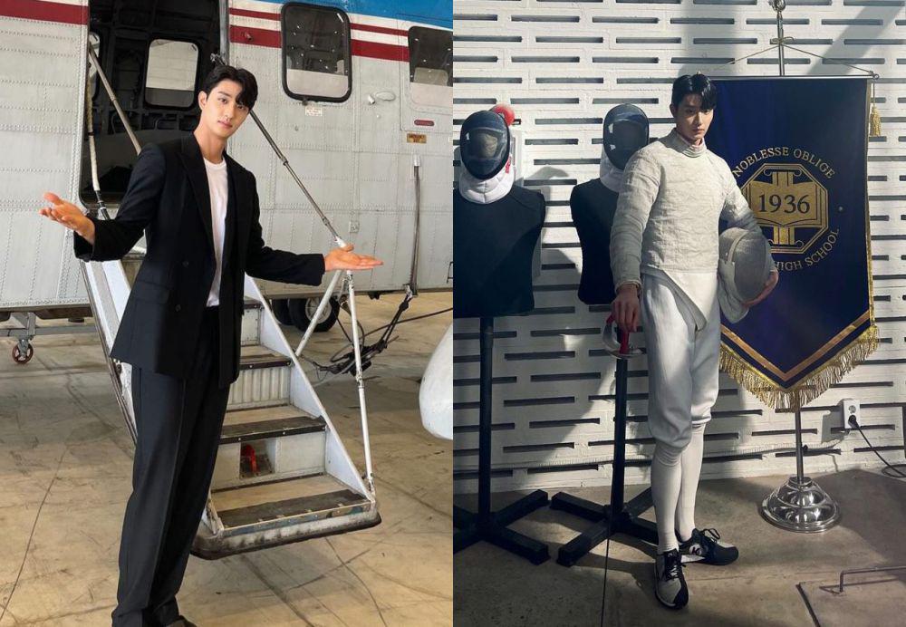 10 Potret Kim Jae Won di Balik Layar Drakor Hierarchy
