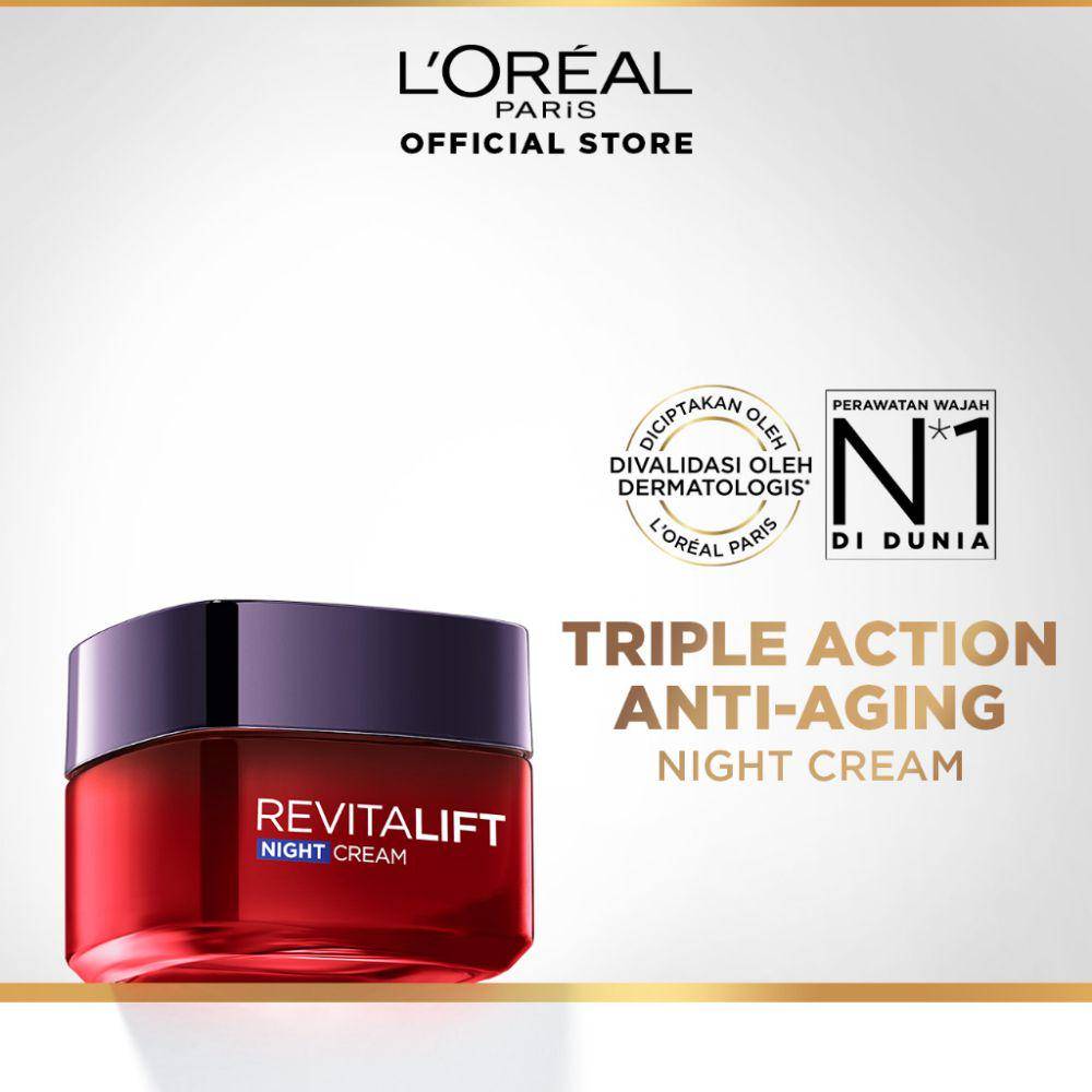 L'Oreal Paris Revitalift Anti-Aging Cream (shopee.co.id/L'Oreal Paris Indonesia Official Shop)