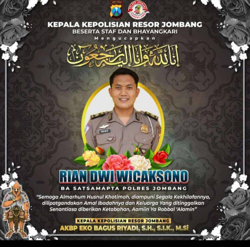 Anggota Polres Jombang Meninggal Usai Dibakar oleh Istri di Rumahnya