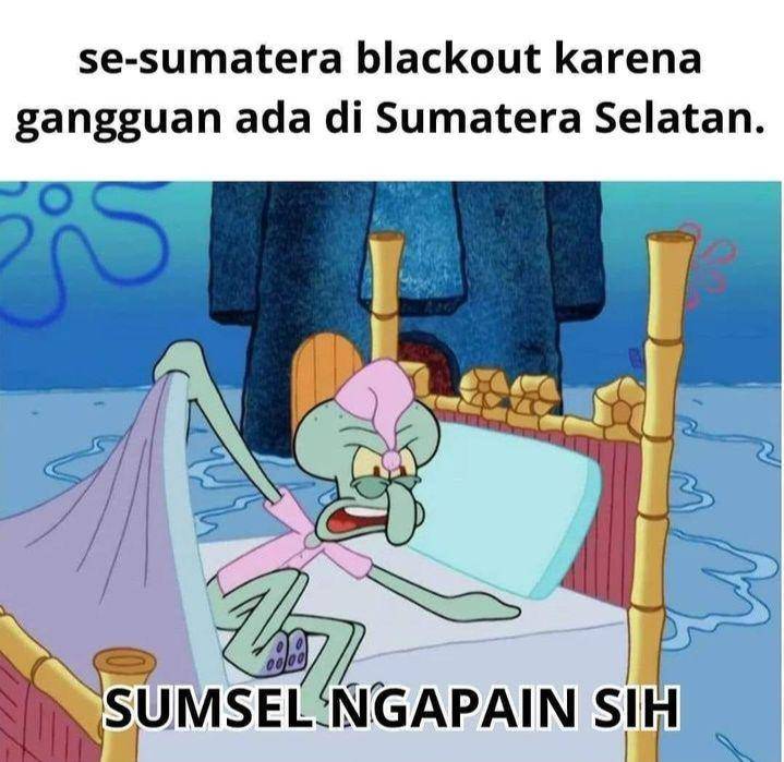 meme listrik padam di Sumatra (instagram.com/lawakscience)