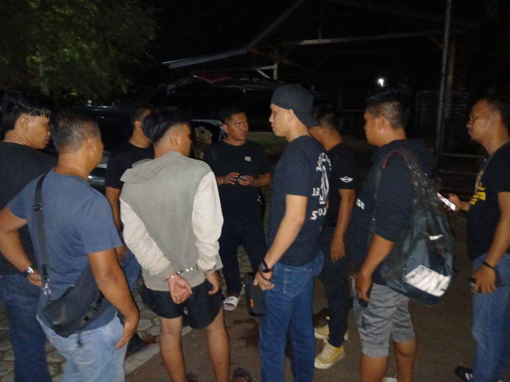 Terduga pelaku utama geng motor yang menyerangan kafe di Binjai (IDN Times/ Istimewa)