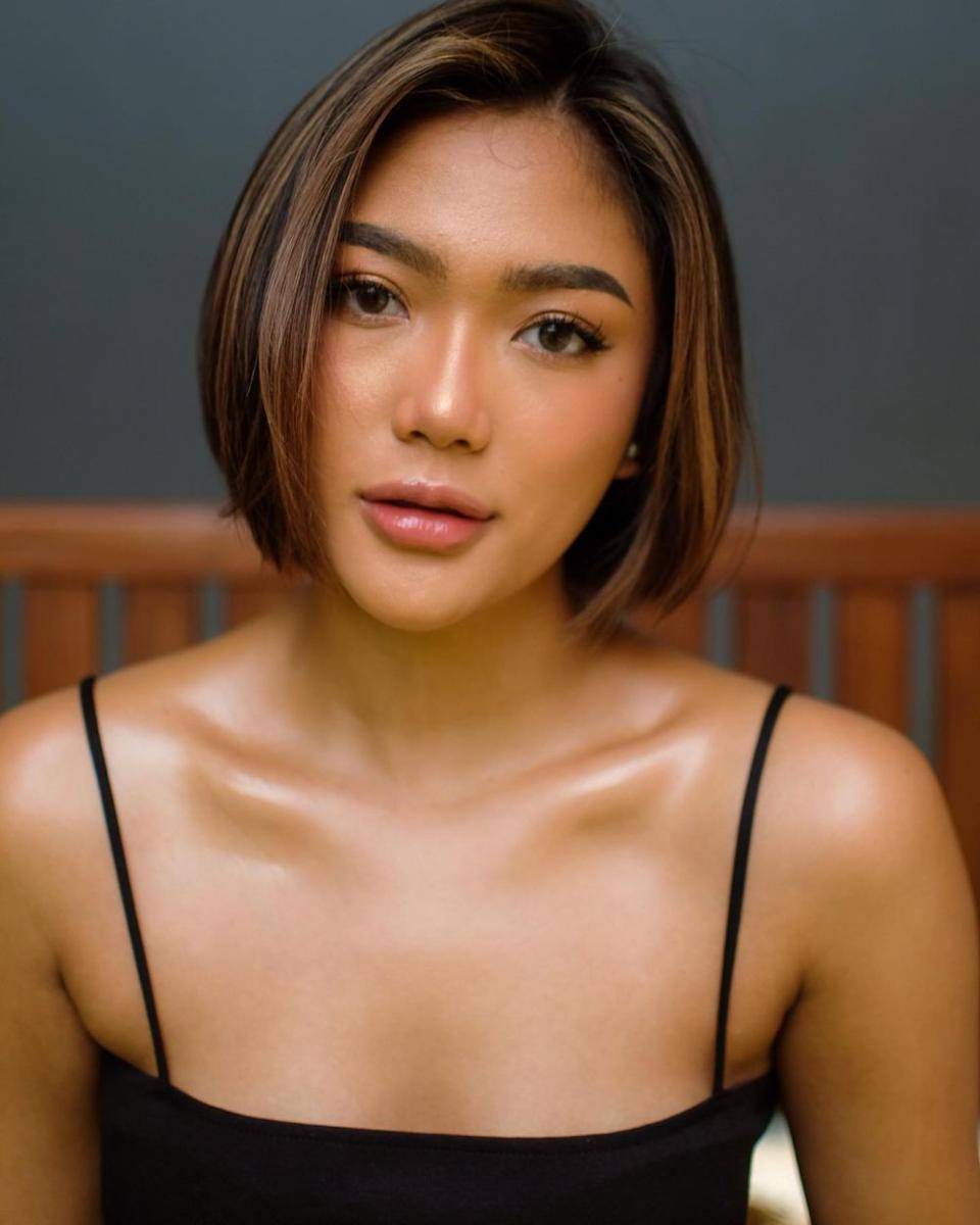 warna rambut ombre untuk kulit sawo matang (instagram.com/lalamarionmj)