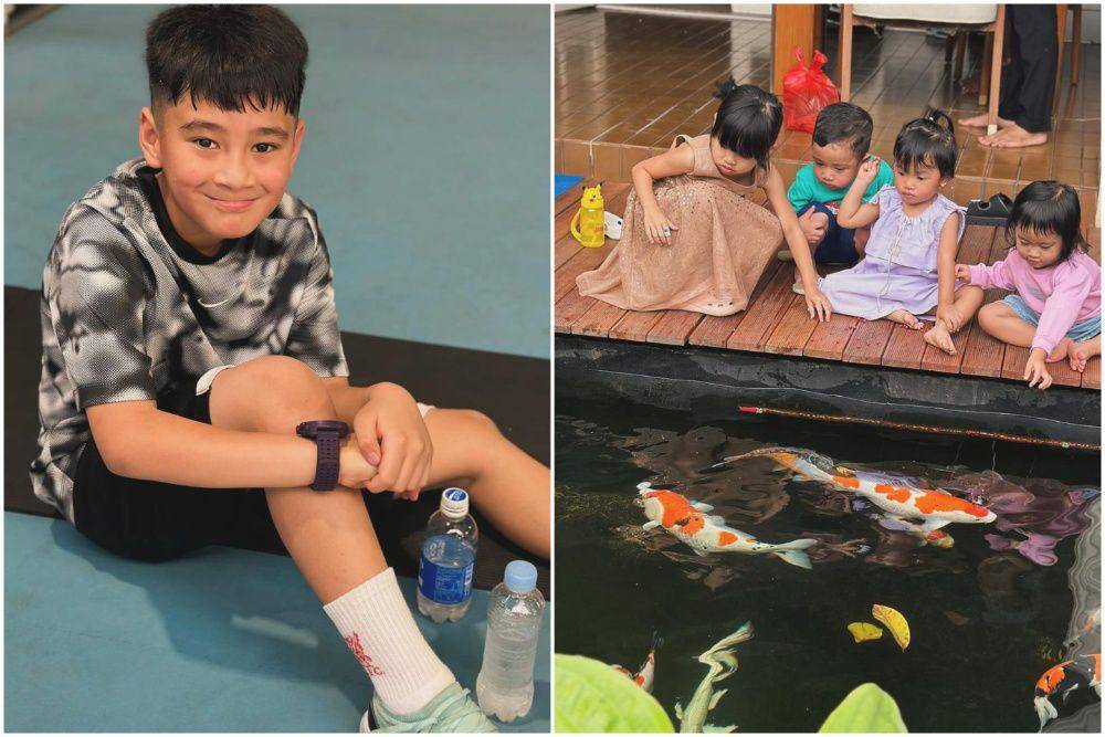 potret kegiatan Minggu pagi Rafathar dan Rayyanza (instagram.com/raffinagita1717)