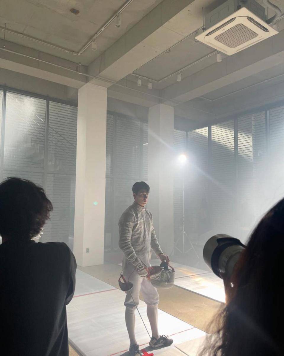 potret Kim Jae Won di balik layar drakor Hierarchy (instagram.com/rlawodnjs_)