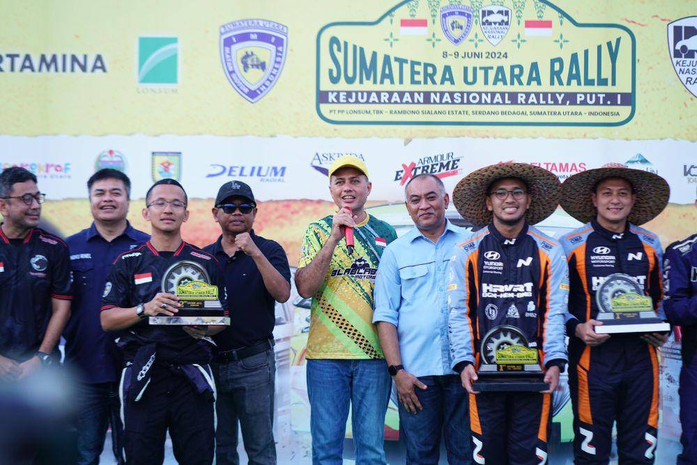 Rihans Variza/Fahrezei Fadh menjuarai Kejurnas Reli Putaran 1 Rambung Sialang (Dok.media Ijeck)