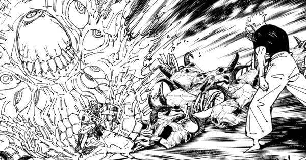 Adu domain Sukuna dan Yuta( Dok. Shueisha / Jujutsu Kaisen )