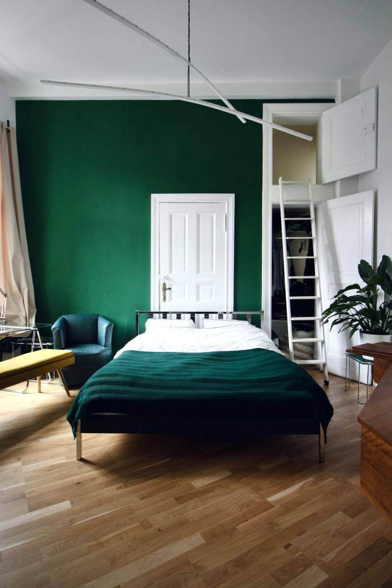 ide kombinasi warna hijau pada ruangan (unsplash.com/Beazy)